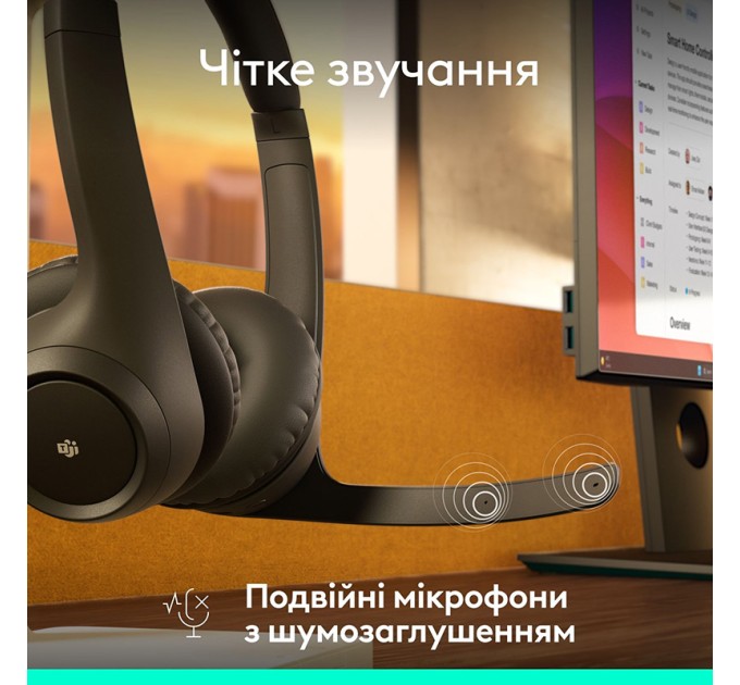 Гарнітура бездротова Zone 305 Midnight, чорна Logitech (981-001458)