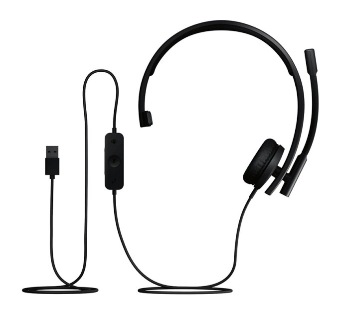 Гарнтура USB-A H570e Corded Mono Teams, чорна Logitech (981-001426)