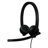Гарнітура USB-A H570e Corded Stereo Teams, чорна Logitech (981-001430)