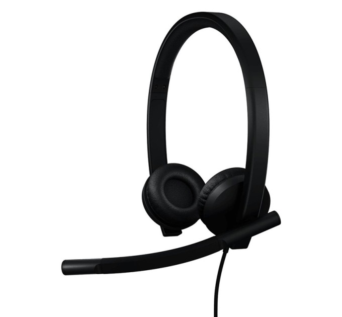 Гарнітура USB-A H570e Corded Stereo Teams, чорна Logitech (981-001430)