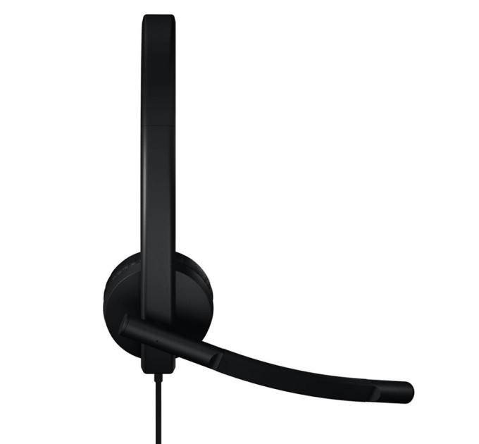 Гарнітура USB-A H570e Corded Stereo Teams, чорна Logitech (981-001430)