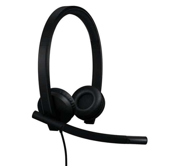 Гарнітура USB-A H570e Corded Stereo Teams, чорна Logitech (981-001430)