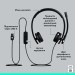 Гарнітура USB-A H570e Corded Stereo Teams, чорна Logitech (981-001430)