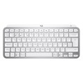 Клавіатура бездротова MX Keys Mini Illuminated, UA, світло-сіра Logitech (920-010499)