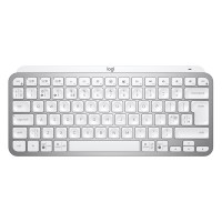 Клавіатура бездротова MX Keys Mini Illuminated, UA, світло-сіра Logitech (920-010499)