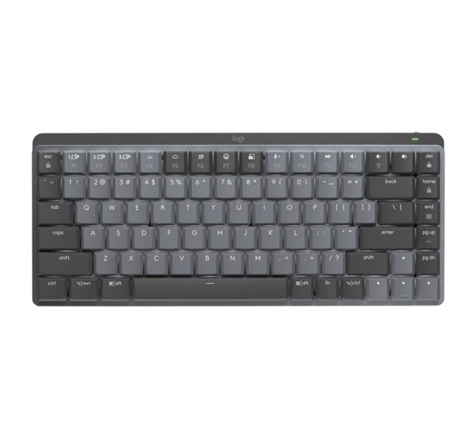 Клавіатура бездротова механічна MX Mini Minimalist, UA, графітова Logitech (920-010780)