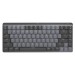 Клавіатура бездротова механічна MX Mini Minimalist, UA, графітова Logitech (920-010780)