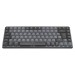 Клавіатура бездротова механічна MX Mini Minimalist, UA, графітова Logitech (920-010780)