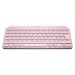 Клавіатура бездротова MX Keys Mini Illuminated, UA, рожева Logitech (920-010500)