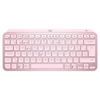 Клавіатура бездротова MX Keys Mini Illuminated, UA, рожева Logitech (920-010500)