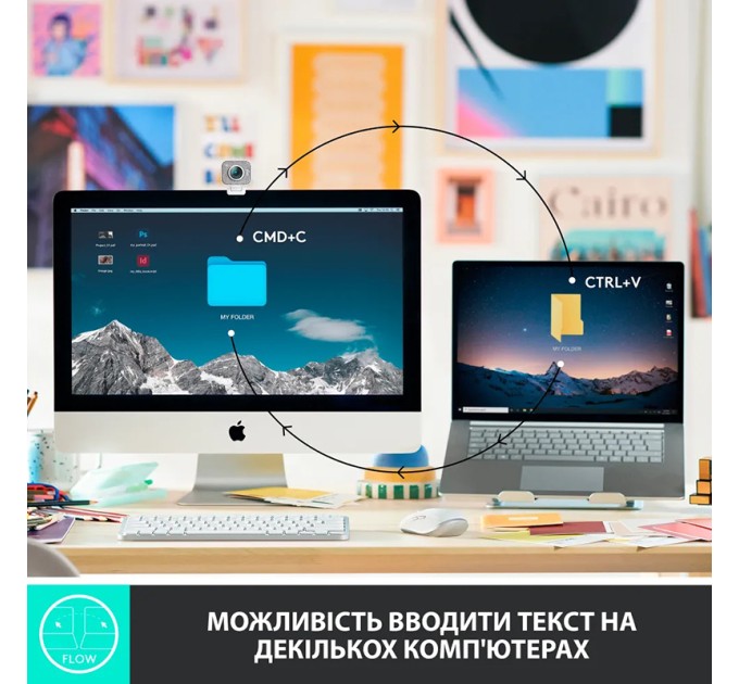 Клавіатура бездротова MX Keys Mini Illuminated, UA, рожева Logitech (920-010500)