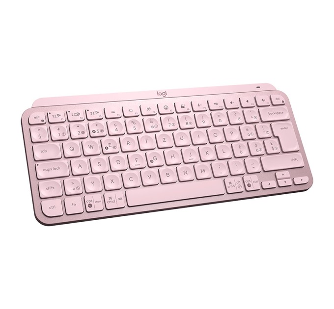 Клавіатура бездротова MX Keys Mini Illuminated, UA, рожева Logitech (920-010500)