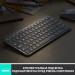 Клавіатура бездротова MX Keys Mini Illuminated, UA, графітова Logitech (920-010498)