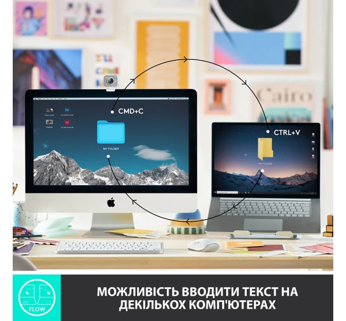 Клавіатура бездротова MX Keys Mini Illuminated, UA, графітова Logitech (920-010498)