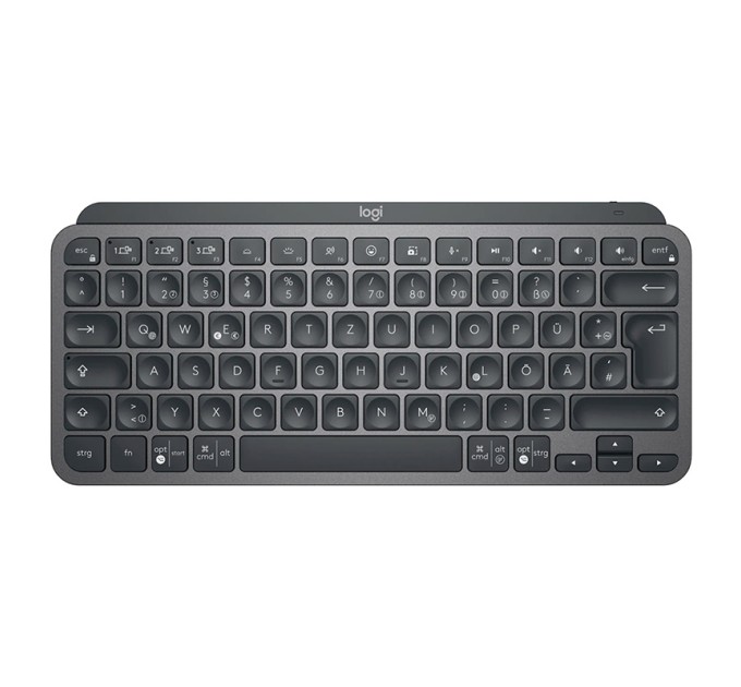 Клавіатура бездротова MX Keys Mini Illuminated, UA, графітова Logitech (920-010498)