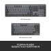 Клавіатура бездротова механічна MX Illuminated Performance, UA, графітова Logitech (920-010759)