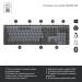 Клавіатура бездротова механічна MX Illuminated Performance, UA, графітова Logitech (920-010759)
