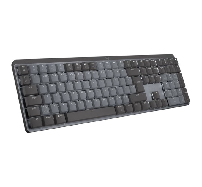 Клавіатура бездротова механічна MX Illuminated Performance, UA, графітова Logitech (920-010759)