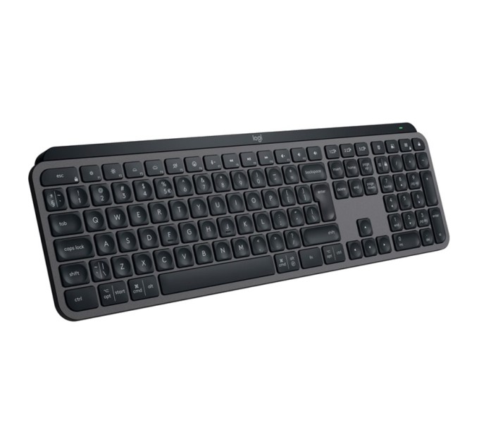 Клавіатура бездротова MX Keys S, UA, графітова Logitech (920-011593)