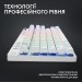 Клавіатура бездротова G Pro X TKL Lightspeed Tactile, UA, біла Logitech (920-012148)