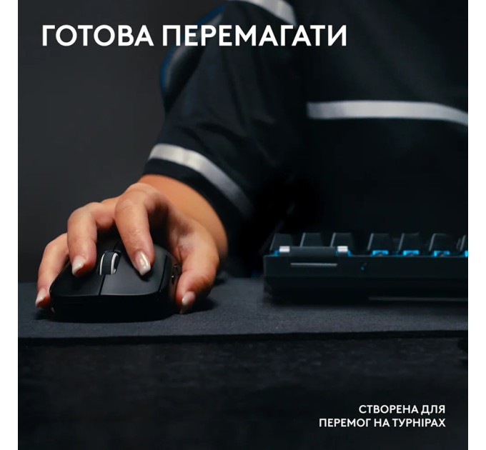 Клавіатура бездротова G Pro X TKL Lightspeed Tactile, UA, біла Logitech (920-012148)