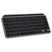 Клавіатура бездротова MX Keys Mini для Mac Illuminated, UA, Space Grey Logitech (920-012652)