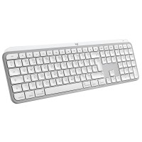 Клавіатура бездротова MX Keys S для Mac, UA, світло-сіра Logitech (920-011638)