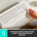 Клавіатура бездротова WL/BT Signature K650, UA, графітова Logitech (920-010945)