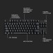Клавіатура USB маханічна G413 TKL SE Tactile Switch, UA, чорна Logitech (920-010446)