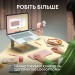 Клавіатура бездротова Pebble K380s Multi-Device, UA, біла Logitech (920-011852)