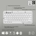 Клавіатура бездротова Pebble K380s Multi-Device, UA, біла Logitech (920-011852)