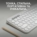 Клавіатура бездротова Pebble K380s Multi-Device, UA, біла Logitech (920-011852)