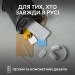 Клавіатура бездротова Pebble K380s Multi-Device, UA, біла Logitech (920-011852)