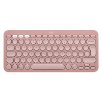 Клавіатура бездротова Pebble K380s Multi-Device, UA, рожева Logitech (920-011853)