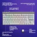 Клавіатура бездротова G515 TKL Lightspeed Tactile, UA, біла Logitech (920-012539)