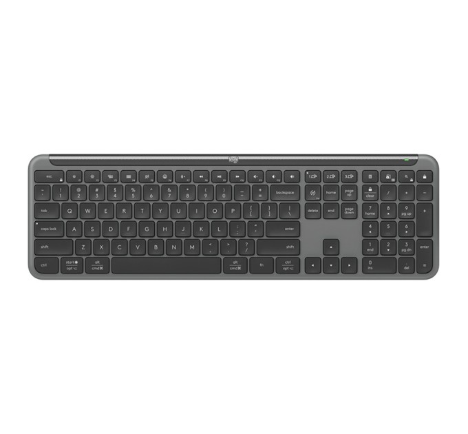 Клавіатура бездротова K950, UA, графітова Logitech (920-012465)