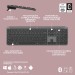 Клавіатура бездротова K950, UA, графітова Logitech (920-012465)