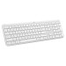 Клавіатура бездротова K950, UA, біла Logitech (920-012466)