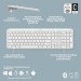 Клавіатура бездротова K950, UA, біла Logitech (920-012466)