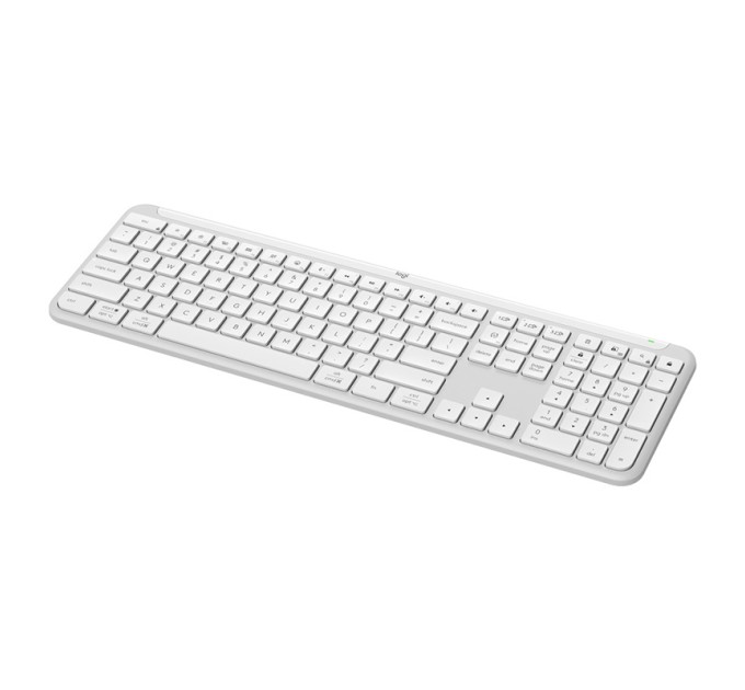 Клавіатура бездротова K950, UA, біла Logitech (920-012466)