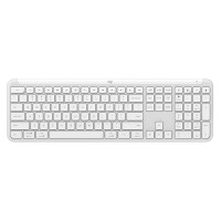 Клавіатура бездротова K950, UA, біла Logitech (920-012466)