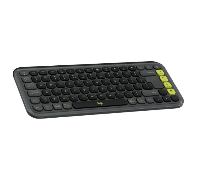 Клавіатура бездротова POP Icon Keys, UA, графітова Logitech (920-013157)