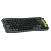 Клавіатура бездротова POP Icon Keys, UA, графітова Logitech (920-013157)