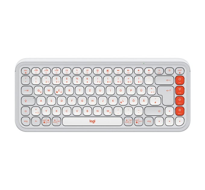 Клавіатура бездротова POP Icon Keys, UA, біла Logitech (920-013072)