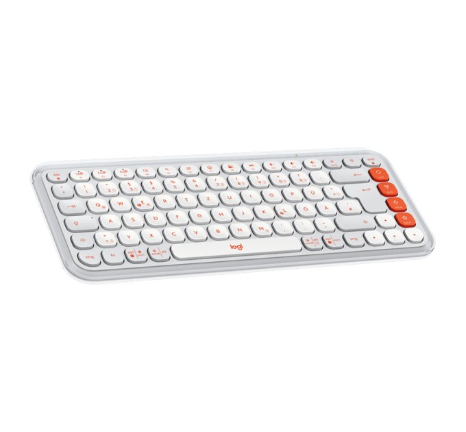Клавіатура бездротова POP Icon Keys, UA, біла Logitech (920-013072)