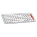Клавіатура бездротова POP Icon Keys, UA, біла Logitech (920-013072)