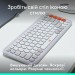 Клавіатура бездротова POP Icon Keys, UA, біла Logitech (920-013072)