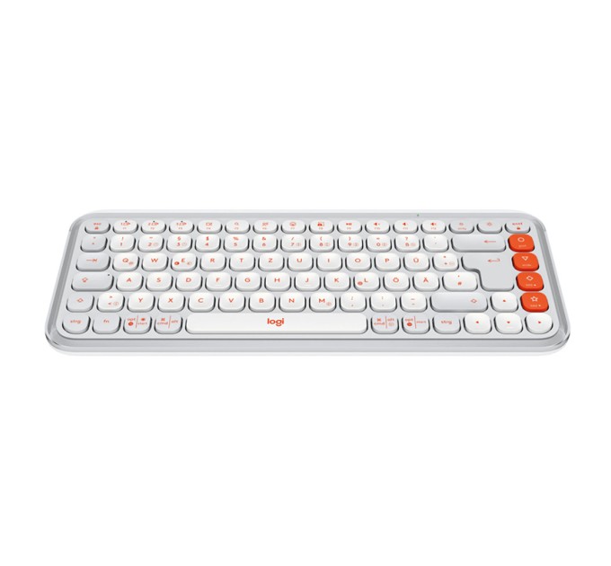 Клавіатура бездротова POP Icon Keys, UA, біла Logitech (920-013072)