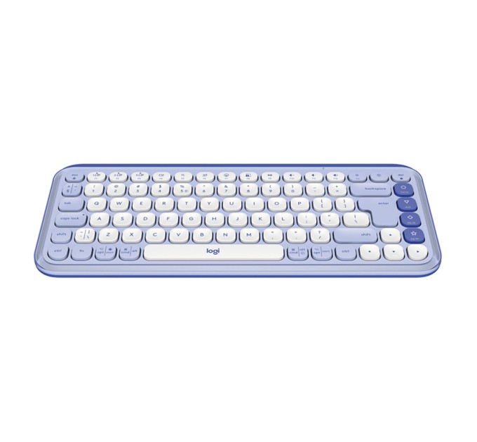 Клавіатура бездротова POP Icon Keys, UA, лілова Logitech (920-013074)