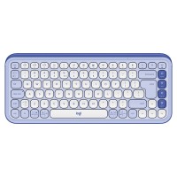 Клавіатура бездротова POP Icon Keys, UA, лілова Logitech (920-013074)